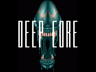 Deep Core title screen for Amiga